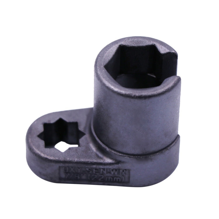 Clé à douille pour sonde à oxygène de voiture 22 mm, clé à angle de 1/2 pouce