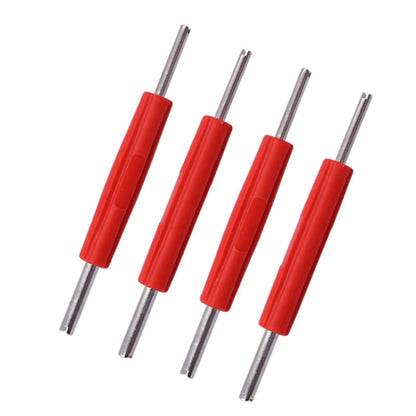 Clé de valve 20 PCS Clé de valve de climatisation de voiture Outil de commutation double usage pour pneu de roue, Clé de valve
