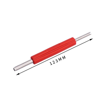 Clé de valve 20 PCS Clé de valve de climatisation de voiture Outil de commutation double usage pour pneu de roue, Clé de valve
