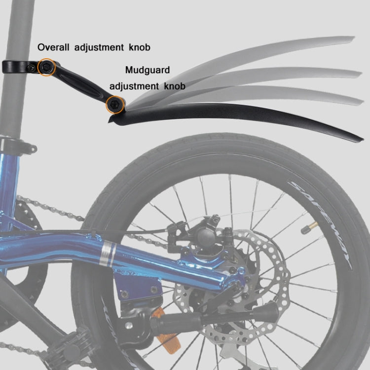Garde-boue pliant réfléchissant pour vélo WEST BIKING YP0714018, WEST BIKING YP0714018