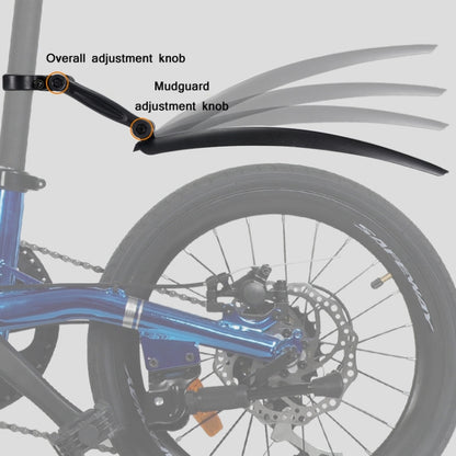 Garde-boue pliant réfléchissant pour vélo WEST BIKING YP0714018, WEST BIKING YP0714018