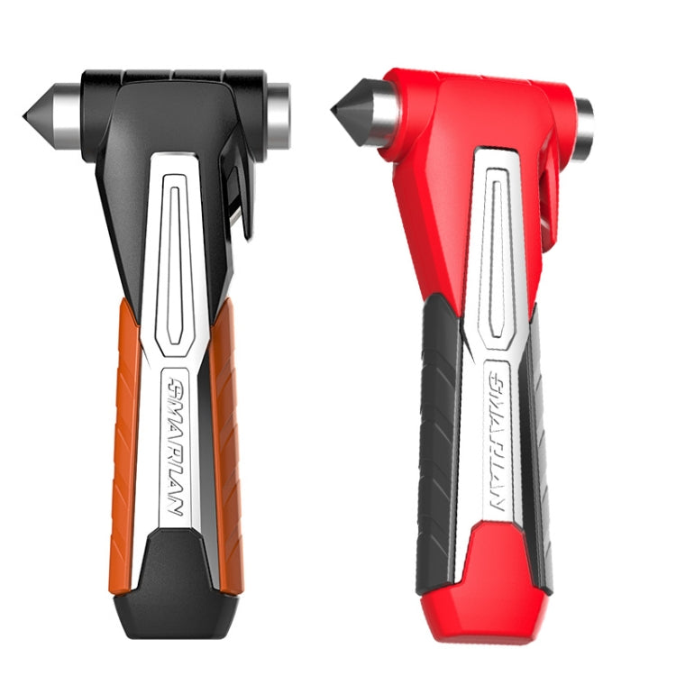 CS-B07 Car Multi-Function Emergency Hammer Fire Escape Hammer, Red, Black