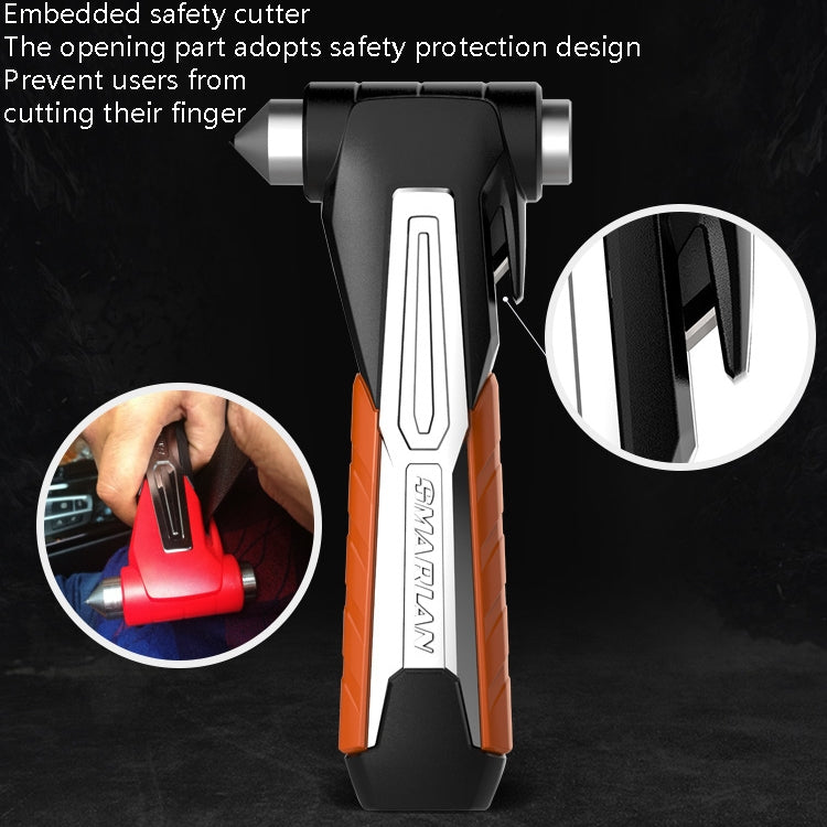 CS-B07 Car Multi-Function Emergency Hammer Fire Escape Hammer, Red, Black