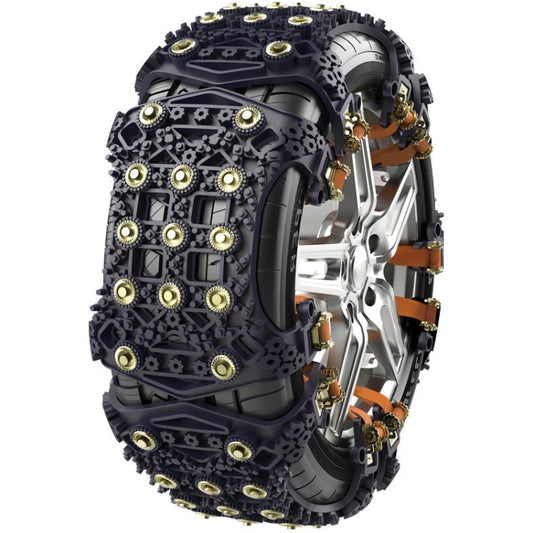 For 175~265cm Snow Emergency Snow Chains For Car SUV General Tires, Yellow 8764A, Black 8764B