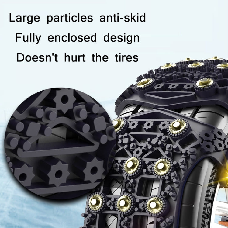 For 175~265cm Snow Emergency Snow Chains For Car SUV General Tires, Black 8764B, Yellow 8764A