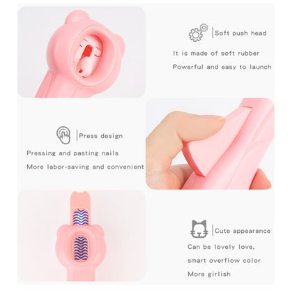 DIY Push Type Glam Nail Machine Girl Dressing Toy, DIY Push Type Glam Nail Machine