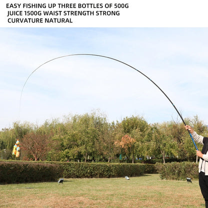Carbon Short Section Fishing Rod Short Section Positioning Handle Rod, 3.6m, 4.5m, 5.4m, 6.3m