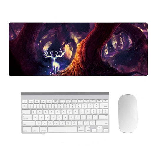 Hand-Painted Fantasy Pattern Mouse Pad, Size:, 300 x 800 x 1.5mm Not Overlocked, 300 x 800 x 2mm Seaming, 300 x 800 x 3mm Seaming, 300 x 800 x 4mm Seaming, 300 x 800 x 5mm Seaming, 400 x 900 x 1.5mm Not Overlocked, 400 x 900 x 2mm Seaming