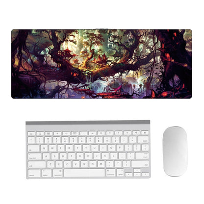 Hand-Painted Fantasy Pattern Mouse Pad, Size:, 300 x 800 x 1.5mm Not Overlocked, 300 x 800 x 2mm Seaming, 300 x 800 x 3mm Seaming, 300 x 800 x 4mm Seaming, 300 x 800 x 5mm Seaming, 400 x 900 x 1.5mm Not Overlocked, 400 x 900 x 2mm Seaming              ...