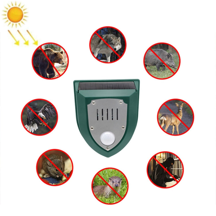N911M Solar Rouse Alarm Lamp Infrared Induction Animal Drive - ORIWHIZ ...