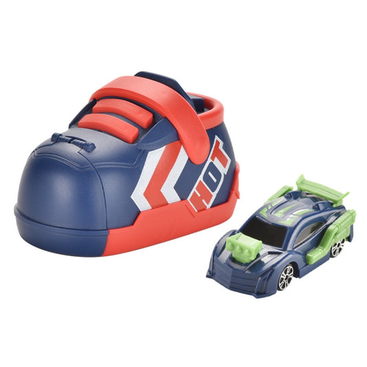 Voitures miniatures de compétition pour enfants avec chaussures éjectables, rouge et verte