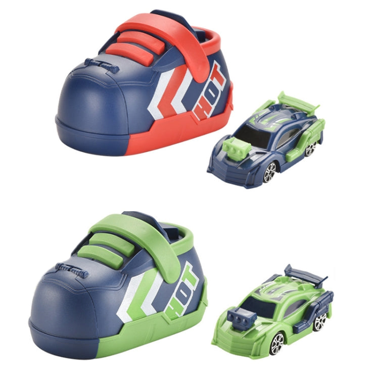 Ensemble de jouets de voiture à éjection pour enfants, rouge, vert