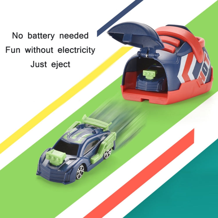 Ensemble de jouets de voiture à éjection pour enfants, rouge, vert