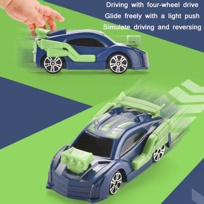 Ensemble de jouets de voiture à éjection pour enfants, rouge, vert