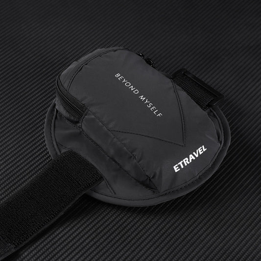 ETRAVEL SBB03 Outdoor Running Mobile Phone Wrist Arm Bag, Reflective Black, Reflective Silver Gray, Reflective Fluorescent Yellow