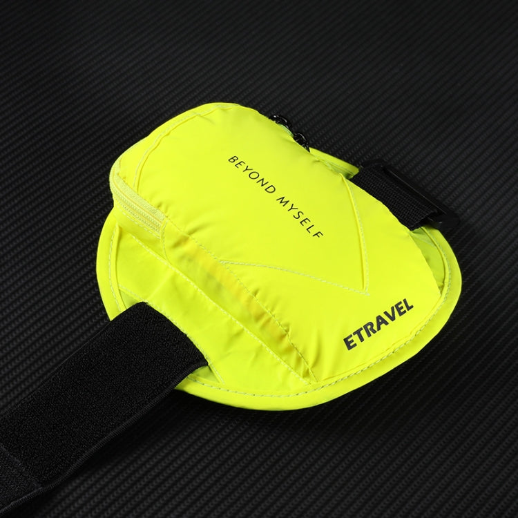 ETRAVEL SBB03 Outdoor Running Mobile Phone Wrist Arm Bag, Reflective Black, Reflective Silver Gray, Reflective Fluorescent Yellow