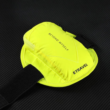 ETRAVEL SBB03 Outdoor Running Mobile Phone Wrist Arm Bag, Reflective Black, Reflective Silver Gray, Reflective Fluorescent Yellow