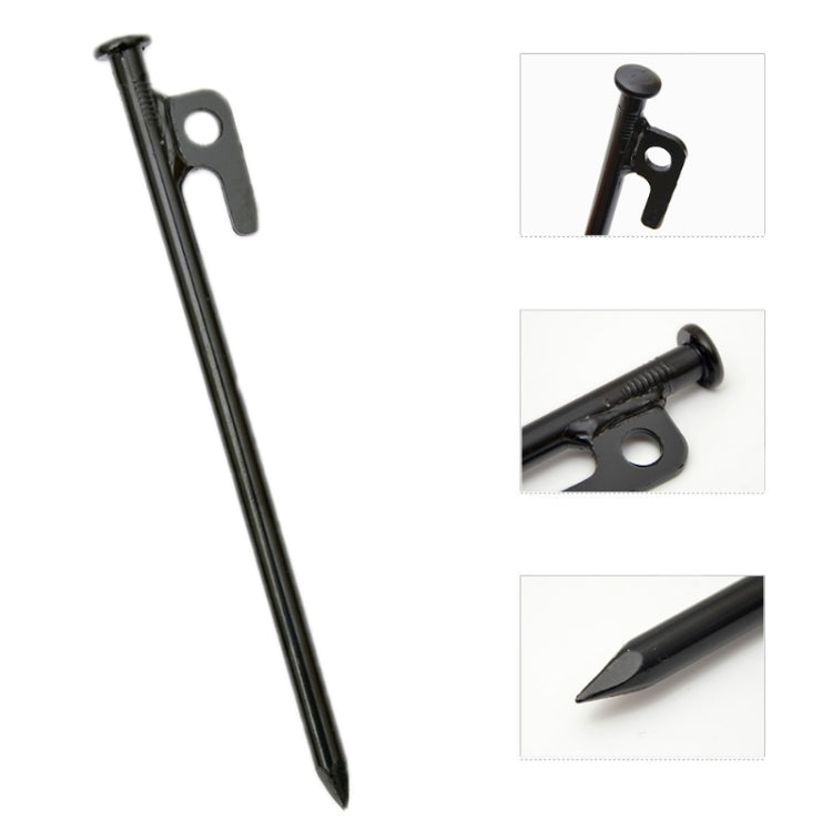 Outdoor Camping Windproof Fixed Canopy Ground Nails, 4 PCS 20cm, 6 PCS 20cm, 8 PCS 20cm, 10 PCS 20cm, 4 PCS 25cm, 6 PCS 25cm, 8 PCS 25cm, 10 PCS 25cm, 4 PCS 30cm, 6 PCS 30cm, 8 PCS 30cm, 10 PCS 30cm, 4 PCS 40cm, 6 PCS 40cm, 8 PCS 40cm, 10 PCS 40cm