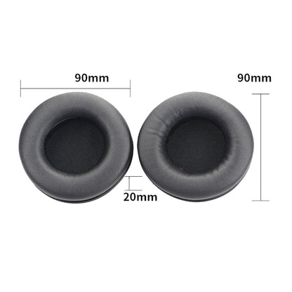 2 PCS Headset Sponge Earmuffs For Razer Kraken 7.1 V1 Pro, Black+Black Net, Black+Orange Net