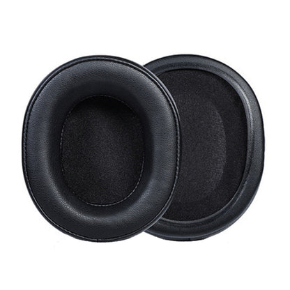 2 PCS Headset Protein Leather Earmuffs for Audio-Technica  ATH-WS660BT, Black, Black+Red, Gray+Blue