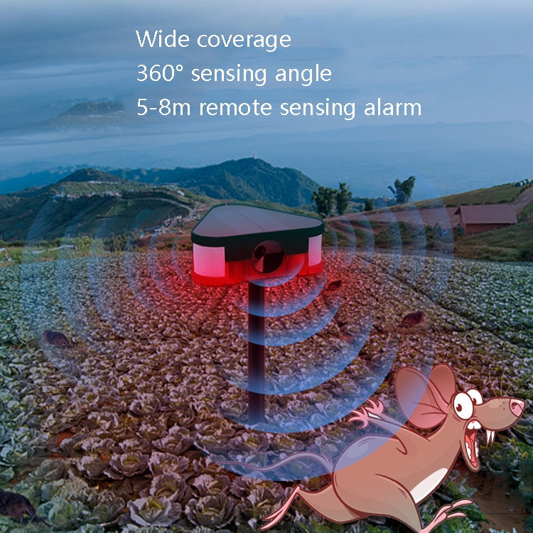 Solar Mouse Repeller High Frequency Ultrasonic Animal Drive, Solar Mouse Repeller