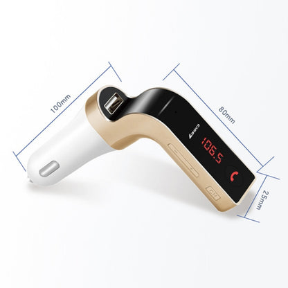 Lecteur MP3 Bluetooth mains libres FM pour voiture G7, G7 Or, G7 Argent, G7 Noir, G7 Rose, G7 Or Rose