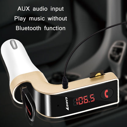 Lecteur MP3 Bluetooth mains libres FM pour voiture G7, G7 Or, G7 Argent, G7 Noir, G7 Rose, G7 Or Rose