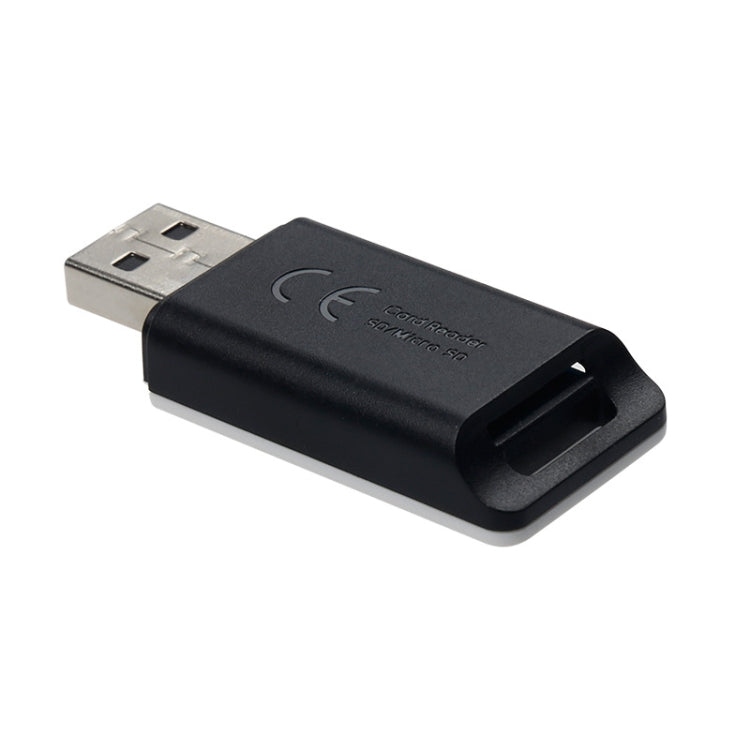 5 PCS FB FB-360 Lecteur de carte USB 2 en 1 pour ordinateur, blanc, noir