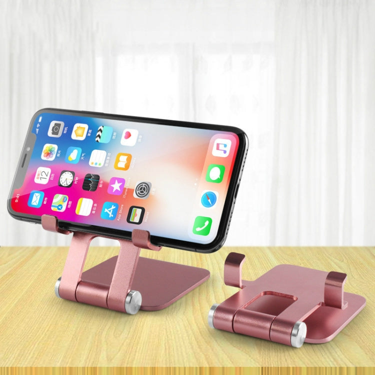 MT510 Universal Metal Folding Stand For Mobile Phone And Tablet, Moonlight Silver, Mysterious Black, Rose Gold