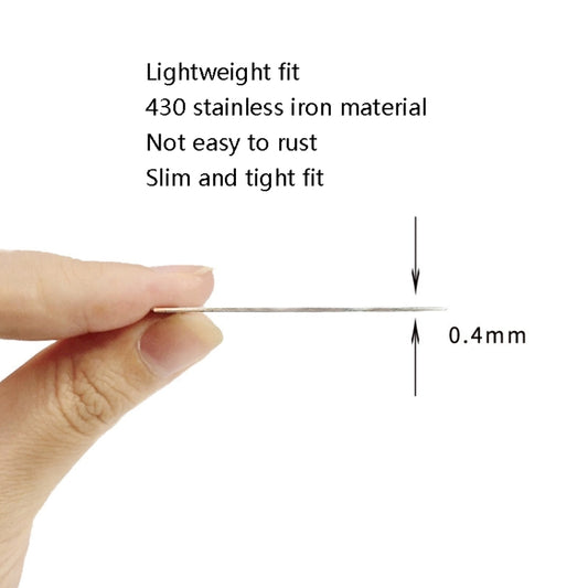 Ring Car Magnetic Suction Wireless Charger Lead Magnetic Ring Back Sticker, Color: Silver