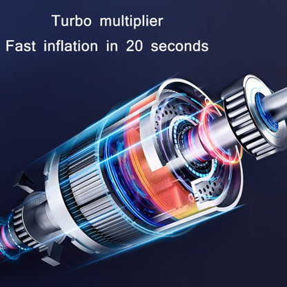 F7102 Pompe à air électrique intelligente pour pneu de voiture, version filaire, version de charge USB