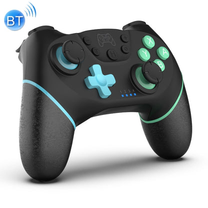 Wireless Bluetooth Gamepad With Macro Programming For Switch Pro, Left Blue Right Green