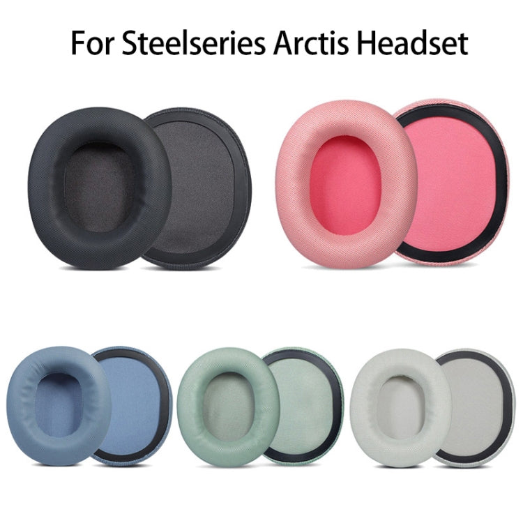 2 coussinets d'écouteurs en éponge pour Steelseries Arctis Pro / Arctis 3 / 5 / 7 (cuir noir gris), TBD0601869701B, TBD0601869701C, TBD0601869701D, TBD0601869701E, TBD0601869701F, TBD0601869701G, TBD0601869701H, TBD0601869701J, TBD0601869701A