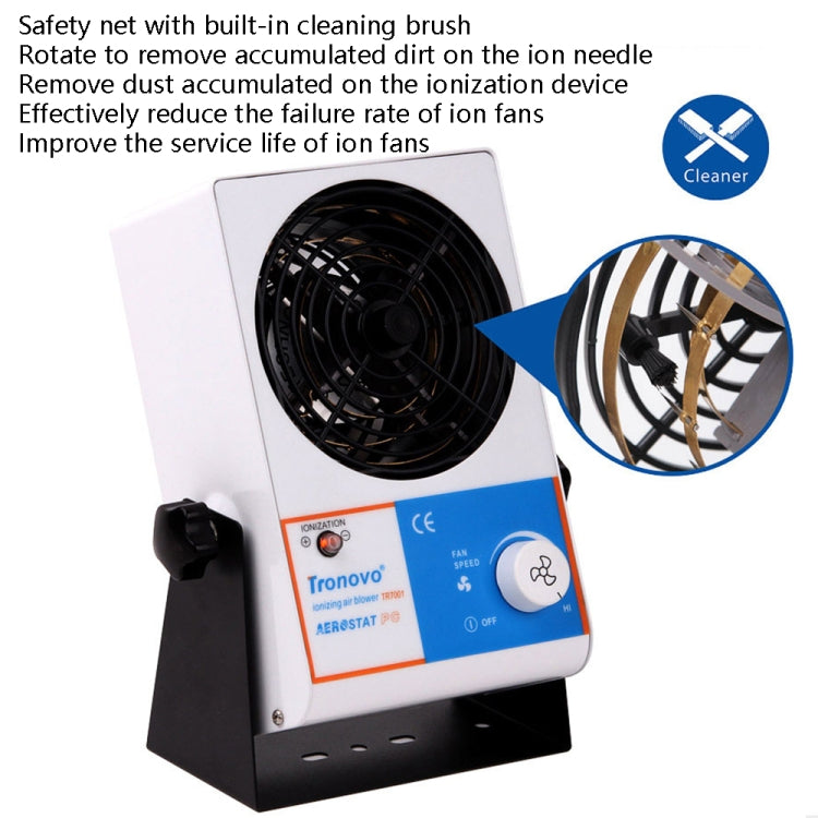 TRONOVO TR7001 Desktop Anti-Static Eliminator Anti-Static Small Ion Fan, CN Plug
