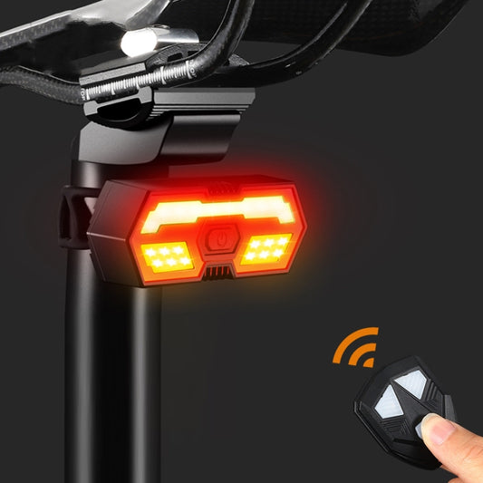 Feu arrière de vélo WEST BIKING avec télécommande et klaxon, YP0701314