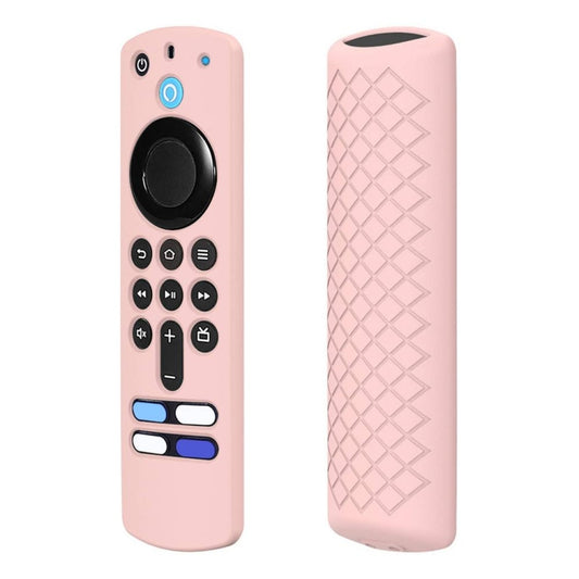 2 Stück Silikonhülle für Alexa Voice Remote 3. Generation & TV Stick 3. Generation, Weiß, Pink, Rot, Blau, Schwarz