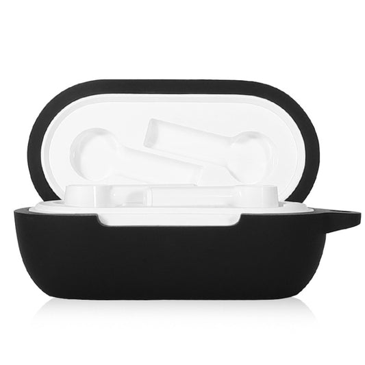 2 fundas de silicona GS0021 con gancho para OnePlus Buds Z2 (negro, rojo, azul, verde, gris, blanco, azul cielo, amarillo y verde matcha)