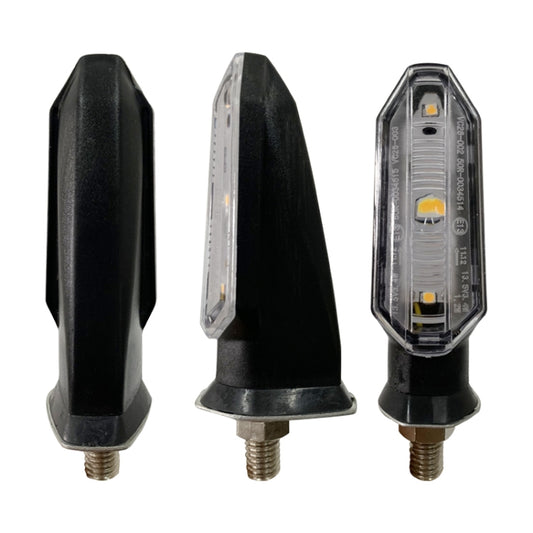 1 par de luces de señalización para motocicleta con forma de tiburón, MK-121, 3 LED, MK-121