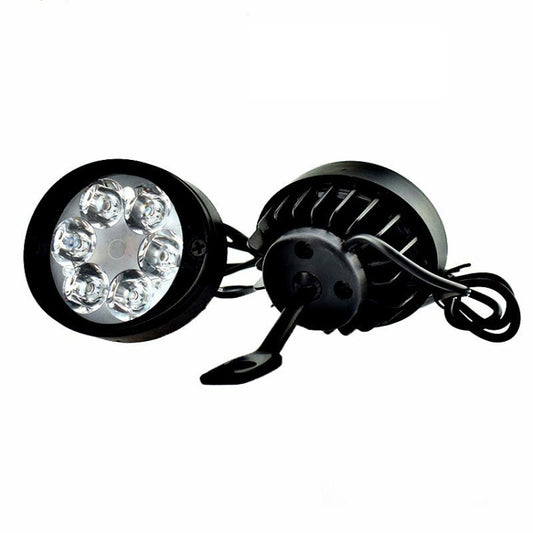 2 faros antiniebla para motocicleta MK-262 de 6 LED, luz de tiro
