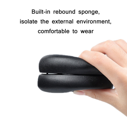 2pcs Protein Leather Sponge Earphone Cover For Anker Soundcore Life, Q10 (Black+Red), Q20 (Black), Q30 (Black), Q35 (Black), Q35 (Dark Blue), For Anker Soundcore Life Q35