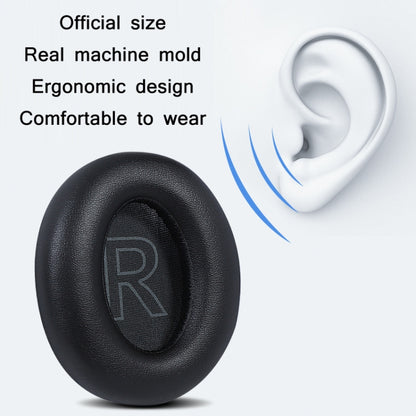2pcs Protein Leather Sponge Earphone Cover For Anker Soundcore Life, Q10 (Black+Red), Q20 (Black), Q30 (Black), Q35 (Black), Q35 (Dark Blue), For Anker Soundcore Life Q35