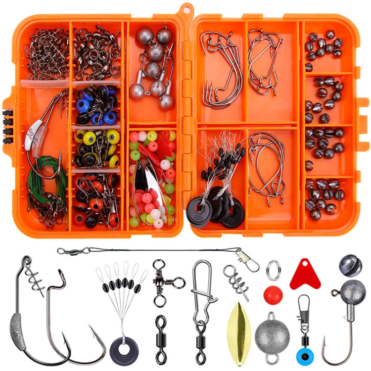 213 pièces/ensemble d'accessoires de pêche au calmar, 213 pièces/ensemble (Orange), 213 pièces/ensemble (Noir)