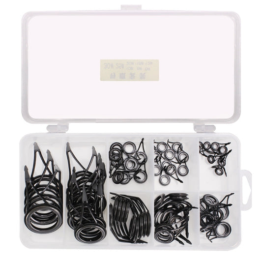 Ceramic Wire Loop Luya Rod Fishing Gear Accessories, 75 PCS / Box