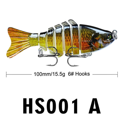 2 LURES PROBEROS HS001 10cm 15.5g Leurres Artificiels Durs pour la Pêche, A, B, C, D, E, G, H, I, M, N, O, P, Q, R, S
