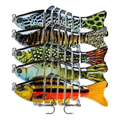 2 LURES PROBEROS HS001 10cm 15.5g Leurres Artificiels Durs pour la Pêche, A, B, C, D, E, G, H, I, M, N, O, P, Q, R, S
