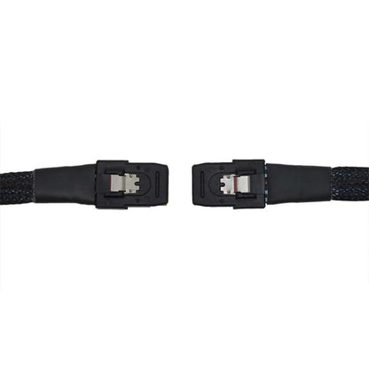 SAS36P SFF-8087 to SAS36P Cable Motherboard Server Hard Disk Data Cable, Black 0.5m, Black 0.7m, Black 1m