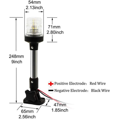DC 12V 360 Degree Yacht Ship LED Lamp Anchor Ring Light, DC 12V LED Lamp