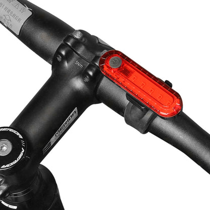 Bicycle Charging Waterproof Warning Light, Red, White