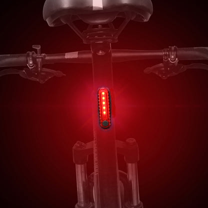 Bicycle Charging Waterproof Warning Light, Red, White