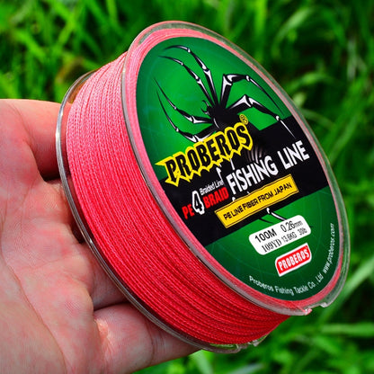 2 PCS PROBEROS 4 Ligne de pêche Strong Horse modifiée 100M, 0.4 / 6LB, 0.6 / 8LB, 0.8 / 10LB, 1.0 / 15LB, 1.5 / 20LB, 2.0 / 25LB, 2.5 / 30LB, 3.0 / 35LB, 4.0 / 40LB, 5.0 / 50LB, 6.0 / 60LB, 7.0 / 70lb, 8.0 / 80lb, 10.0 / 100LB